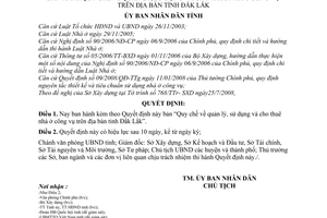 Quyết định 34/2008/QĐ-UBND Quy chế quản lý, sử dụng và cho thuê nhà ở công vụ trên địa bàn tỉnh Đắk Lắk