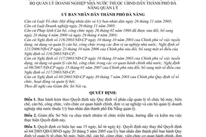 Quyết định 40/2008/QĐ-UBND phân cấp quản lý tổ chức bộ máy, biên chế