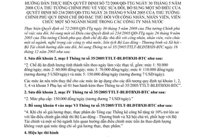 Thông tư liên tịch 16/2008/TTLT-BLĐTBXH-BTC  chế độ đặc thù đối với công nhân, nhân viên, viên chức ngành nghề trong các công ty nhà nước