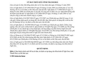 Quyết định 2531/2008/QĐ-UBND hỗ trợ di dân tái định cư Khu kinh tế Nghi Sơn