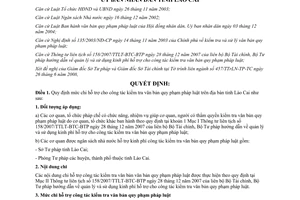 Quyết định 37/2008/QĐ-UBND mức chi hỗ trợ cho công tác kiểm tra văn bản