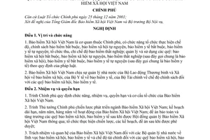 Nghị định 94/2008/NĐ-CP chức năng, nhiệm vụ, quyền hạn cơ cấu tổ chức của Bảo hiểm xã hội Việt Nam