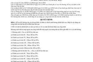 Quyết định 1583/QĐ-UBND hỗ trợ bồi thường cho các hộ gia đình, cá nhân