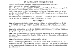 Quyết định 249/2008/QĐ-UBND điều chỉnh mức thu học phí đào tạo lái xe ô tô hạng B2 Quyết định 22/2007/QĐ-UBND