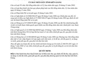 Quyết định 28/2008/QĐ-UBND quy định mức thu chế độ thu nộp quản lý sử dụng