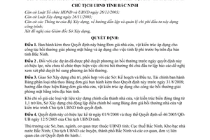 Quyết định 1132/QĐ-UBND  bảng Đơn giá nhà cửa, vật kiến trúc