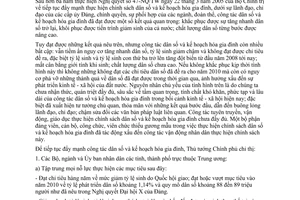 Chỉ thị 23/2008/CT-TTg tiếp tục đẩy mạnh công tác dân số kế hoạch hóa gia đình