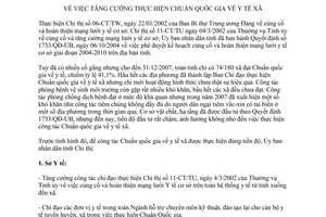 Chỉ thị 13/2008/CT-UBND tăng cường thực hiện Chuẩn quốc gia y tế xã Đắk Lắk