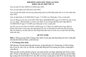 Nghị quyết 121/2008/NQ-HĐND quy định số lượng chức danh mức phụ cấp hàng tháng