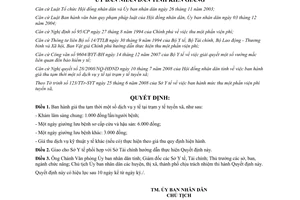 Quyết định 22/2008/QĐ-UBND giá thu tạm thời dịch vụ y tế tại trạm y tế tuyến xã