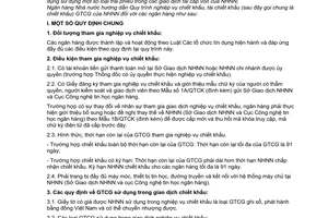 Quy trình 7129/QT-NHNN nghiệp vụ chiết khấu, tái chiết khấu giấy tờ có giá dưới hình thức ghi sổ Ngân hàng Nhà nước