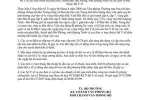 Công điện 5466/CĐ-BYT khẩn trương tiến hành phòng chống lụt bão ảnh hưởng bão số 4