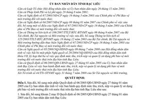 Quyết định 24/2008/QĐ-UBND bổ sung một phần Quyết định 06/2005/QĐ-UBND