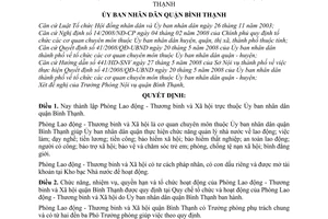 Quyết định 5847/2008/QĐ-UBND thành lập Phòng Lao động - Thương binh và Xã hội