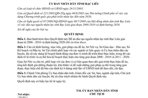 Quyết định 13/QĐ-UBND năm 2008 Đề án đào tạo nguồn nhân lực