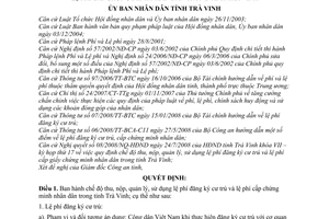 Quyết định 12/2008/QĐ-UBND thu nộp quản lý sử dụng lệ phí đăng ký cư trú