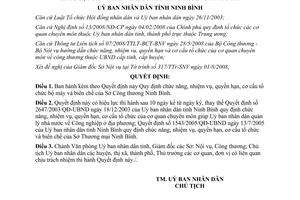 Quyết định 1509/2008/QĐ-UBND chức năng nhiệm vụ quyền hạn cơ cấu Sở Công thương