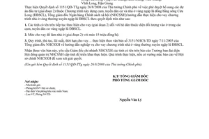 Công văn 2460/NHCS-TD 2008 cho vay Chương trình xây dựng cụm tuyến dân cư nhà vùng ngập lũ