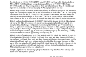 Công văn  173/BXD-KTXD Hướng dẫn áp dụng TT 09/2008/TT-BXD điều chỉnh giá và hợp đồng xây dựng do biến động giá nguyên liệu, nhiên liệu và VLXD