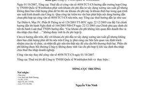 Công văn  3441/TCT-PC rà soát văn bản