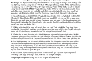 Công văn  6115/VPCP-KTTH hoàn thiện cơ chế, chính sách quản lý nhà nước về hải quan