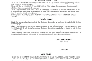 Quyết định 27/2008/QĐ-UBND chức năng, nhiệm vụ, quyền hạn cơ cấu tổ chức