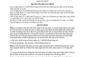 Quyết định 70/2008/QĐ-BTC quy định mức, chế độ thu, nộp, quản lý, sử dụng lệ phí cấp chứng chỉ kinh doanh dịch vụ thiết kế phương tiện vận tải thuỷ