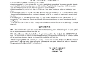 Quyết định 51/2008/QĐ-UBND trách nhiệm đóng góp  chế độ trợ cấp người nghiện ma tuý, người bán dâm