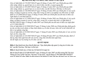 Quyết định 3759/QĐ-BVHTTDL  quy định phân cấp quản lý công tác tổ chức cán bộ