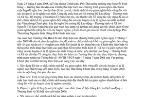 Thông báo 239/TB-VPCP kết luận Phó Thủ tướng Nguyễn Sinh Hùng họp thường trực Ban chỉ đạo chương trình giảm nghèo