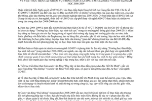 Chỉ thị 08/2008/CT-UBND nhiệm vụ trọng tâm giáo dục đào tạo 2008 2009 An Giang