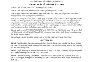Quyết định 33/2008/QĐ-UBND công tác phí chi tổ chức hội nghị Quảng Nam