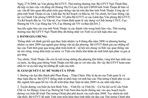 Thông báo 385/TB-BGTVT kết luận Thứ trưởng Bộ GTVT Ngô Thịnh Đức làm việc lãnh đạo tỉnh Ninh Thuận