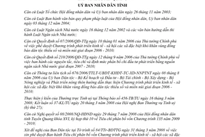 Quyết định 17/2008/QĐ-UBND Tiêu chí phân bổ vốn Chương trình 135 năm 2009 - 2010