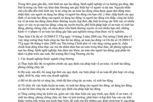 Chỉ thị 09/CT-BCT tăng cường thực hiện công tác an toàn vệ sinh lao động phòng chống cháy nổ ngành công thương