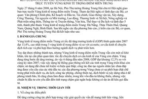 Thông báo 249/TB-VPCP kết luận Phó Thủ tướng Hoàng Trung Hải hội nghị giao ban trực tuyến vùng kinh tế trọng điểm Miền Trung