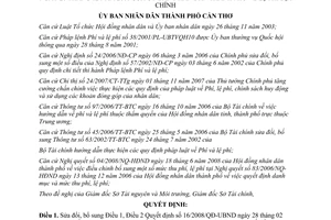 Quyết định 82/2008/QĐ-UBND sửa đổi Quyết định 16/2008/QĐ-UBND lệ phí địa chính