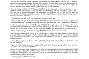 Chỉ thỉ 21/2008/CT-UBND biện pháp phòng ngừa dịch bệnh tôm sú tôm thẻ chân trắng 2009 Tiền Giang