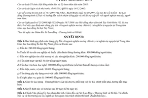 Quyết định 76/2008/QĐ-UBND quy định mức đóng góp đối với người nghiện ma túy chữa trị, cai nghiện tự nguyện tại Trung tâm Giáo dục Lao động Xã