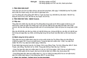 Thông báo 124/BNN-BVTV-BCĐ-TB tình hình dịch rầy nâu bệnh vàng lùn lùn xoắn lá tỉnh Phía Nam