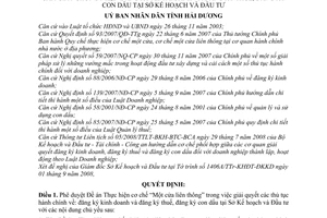 Quyết định 47/2004/QĐ-UBND phê duyệt Đề án thực hiện cơ chế Một cửa liên thông