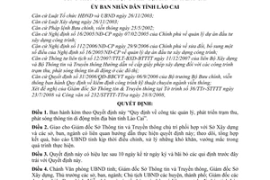 Quyết định 39/2008/QĐ-UBND công tác quản lý, phát triển trạm thu
