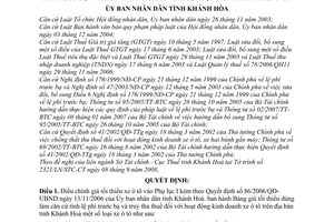 Quyết định 58/2008/QĐ-UBND điều chỉnh bảng giá tối thiểu dùng làm căn cứ tính lệ phí trước bạ truy thu thuế hoạt động kinh doanh xe ô tô
