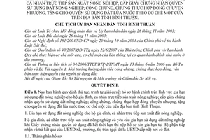 Quyết định 2426/QĐ-UBND Quy định thủ tục, trình tự giải quyết hồ sơ