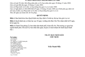 Quyết định 86/2008/QĐ-UBND trình tự thủ tục hòa giải ở cơ sở