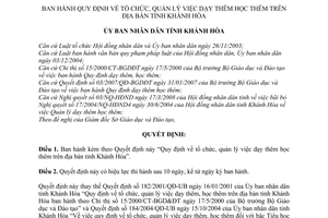 Quyết định 60/2008/QĐ-UBND tổ chức, quản lý việc dạy thêm học thêm