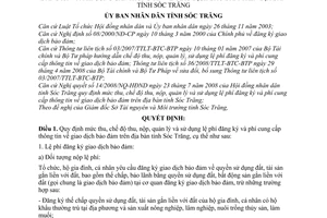 Quyết định 27/2008/QĐ-UBND thu nộp quản lý sử dụng lệ phí đăng ký