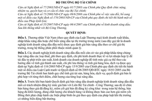 Quyết định 79/2008/QĐ-BTC cơ chế quản lý, điều hành giá bán xăng dầu