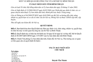 Quyết định 80/2008/QĐ-UBND Quy định vị trí chức năng nhiệm vụ quyền hạn