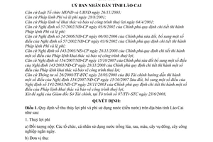 Quyết định 43/2008/QĐ-UBND thu thủy lợi phí